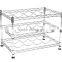 Customized Chrome plated metal wine rack