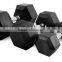 Rubber Coated Hex Dumbbell
