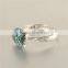  Express Fish Shaped Silver S925 Ring With Rhinestone