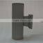 CE RoHS listed up and down wall light led ,outdoor up and down wall light, Stainless steel solar wall light