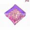 hand rolled embroidery handkerchief, printed handkerchief, cute handkerchief WPF330