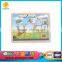 2016 Diy Puzzle educational colorful animal products wooden puzzle