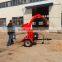 TC4 gasoline engine mini mobile wood chipper machinery
