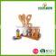 Bamboo Kitchen Tool Kitchen Glass Spice Jar With Bamboo Utensil Holder