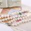 Graceful !Charming ! Fashion design ! latest natural white pearl necklace for christmas