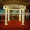 elegant new design white color tall Roman pillar with led ligiht for wedding mandap or wedding decoration
