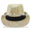 New design custom wholesale trendy fashion lady bowler straw hat