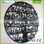 Modern nail salon furniture 6 tier metal black custom nail display rack