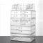 Choice Fun Large Acrylic Makeup Organizer Detachable 5 Pieces Set with 9 Drawers