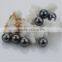 10-10.5mm AA grade cheap wholesale natural genuine Tahiti peacock loose pearl