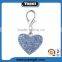 Best Selling Dog Pendant With Rhinestone Metal Heart Dog Charm,Customized Logo