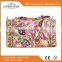 Hot selling cotton beautiful quilted fashion foldable girl's litht baggage bag