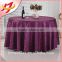 Customizable polyester jacquard round/rectangle table cloth for wedding