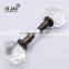egg shape clear zinc alloy crystal glass door knob handle
