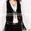 teen girls sexy fashion vest fashion girls fringe suede vest fringing design vest