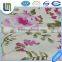 Wholesale price bed sheet twill fabric with pink flower design