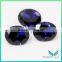 Wholesale Synthetic Colored Stones #34 blue Oval Cut Sapphire Lab Creat Corundum gemstone price