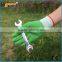 BSSAFETY green crinkle full dipped latex coating work safety glove