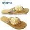 Summer Fashion Fibre Flowers Women Slipper