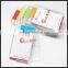 4 colors Article Index decorate letter shaped sticky notes with memo pads