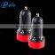Double Speed Fast Car Charger Adapter Output DC 5V 2.4A Universal Portable USB Car Charger Adapter 2 Port for iPhone