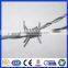 galvanized and pvc coated barbed wire