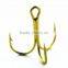 High carbon steel fishing treble hook