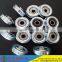 Skate wheel track without bearing (plastic type,carbon steel,chrome steel roller bearing)