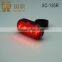 factory wholesale 5 red LED bicycle light,bicycle safety light