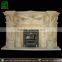 French Style Marble Fireplace Mantel with Lady Statue