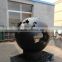 Large Spherical Outdoor Decorated steel firepit sphere