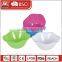 round plastic salad bowl 1.3L 3L 5L