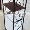 3 tiers metal Bathroom Scroll Storage Organizer Laundry Sorter with 2 storage shelves Laundry Hamper