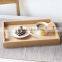 Home Deco Unfinished Beech Wood Serving Tray for Food