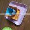 Bamboo fiber environmental protection tableware set