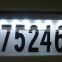 FQ-536 Aluminum solar house numbers light solar door light solar address light with 2 color led large size