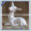 Mini deer White Ceramic Deer figurine
