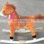 funny baby plush toy wooden rocking horse toy cheap on sales