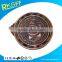 hot sale manufacturer purple bronze plate football medal