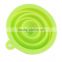 High Quality 1pc New Mini Silicone Gel Foldable Collapsible Style Funnel Hopper Kitchen cooking tools