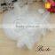 Hiah quality magnetic white lace applique for the wedding dress