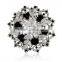Dongzhou Manufacturer Black Crystal Rhinestone Beads in Themed Jewelry Pendants