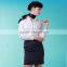 White Shirt And Black Skirts For Eastern Airlines Flight Attendant Uniforms