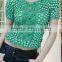 Special fashion french terry tight tank top sexy sleeveless crushed shirt for youthful lady blouse