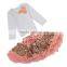 spring and autumn children dress wholesale sequin pettiskirts set