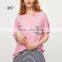 Wholesale women t-shirt loose woman clothing embroidery t-shirt