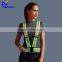 Glowing or flashing safety harness/led light belt/fabric for reflective vest