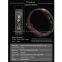The fist one curved screen 1.8inch OLED blood pressure Smart bracelet heart rate smart phone call bracelet JXK-B3+