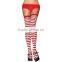 New Spring Summer Women's Opaque Striped Tights Stocking