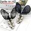 Hot sale Beautiful Lady Pearl and Rhineston Fabric Bowknot Duckbill Hairpin Hair Clip Barrette